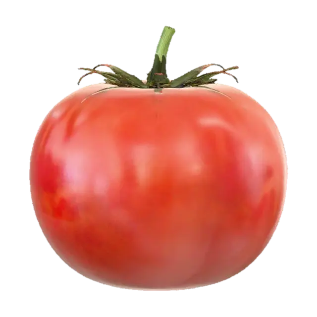 Tomato - Vegetable 3D model, vytvořený pomocí AI