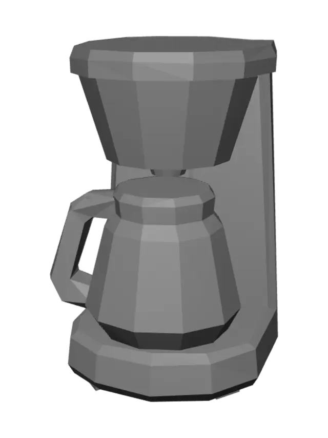 3D model for Blue Drip Coffee Maker