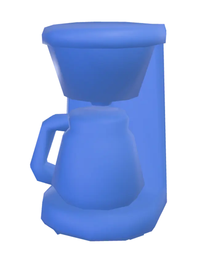 3D model for Blue Drip Coffee Maker