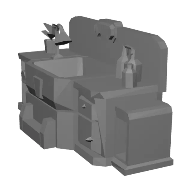 3D model for Pet Grooming Station