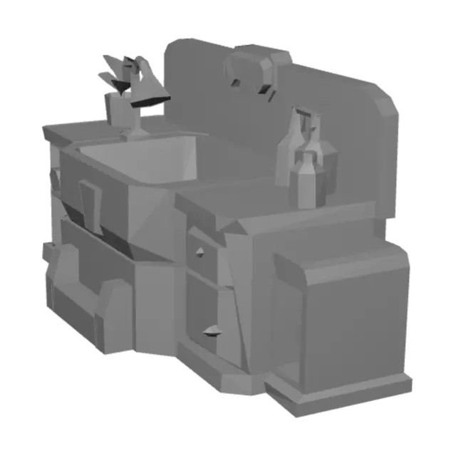 3D model for Pet Grooming Station