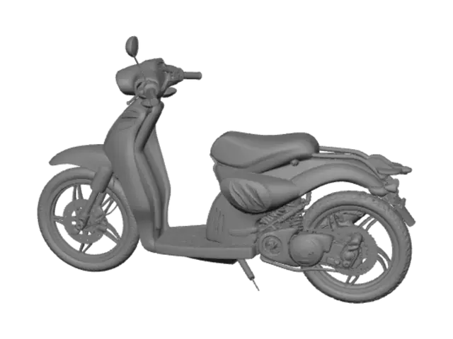 3D model for Azure Scooter