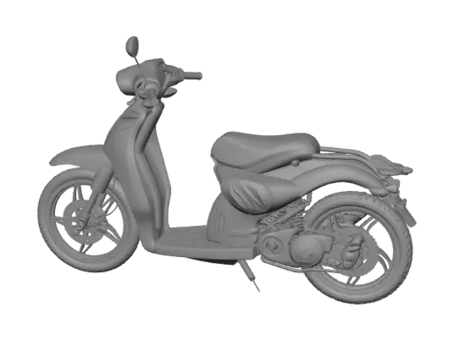 3D model for Azure Scooter