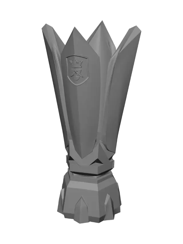 3D model for Golden Crown Trophy