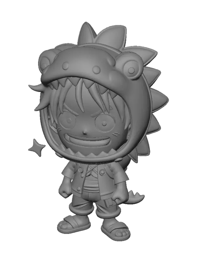 3D model for Dino Luffy
