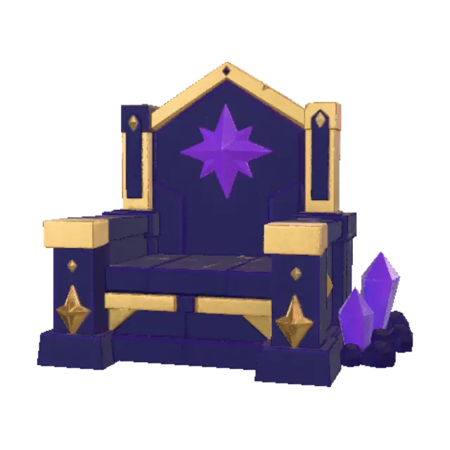 3D model for Gilded Amethyst Throne