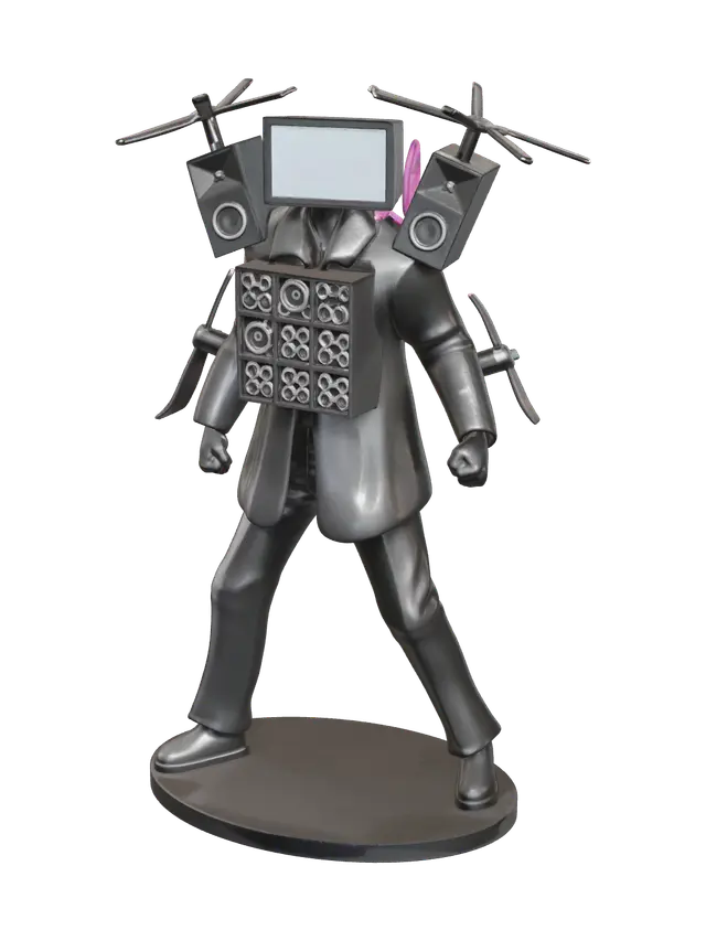 3D model for Realistic Tv Man