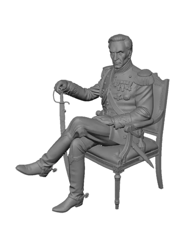 3D model for Emperor in Full Regalia