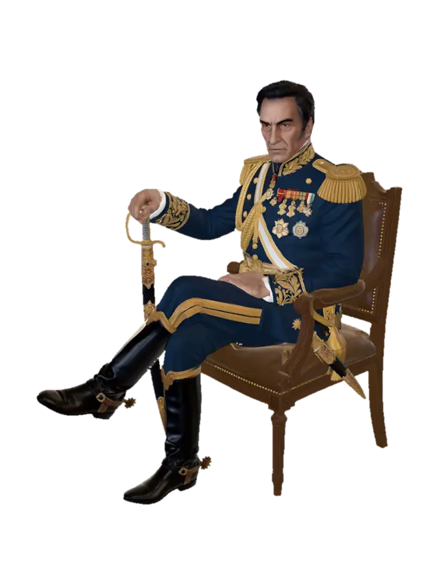 3D model for Emperor in Full Regalia