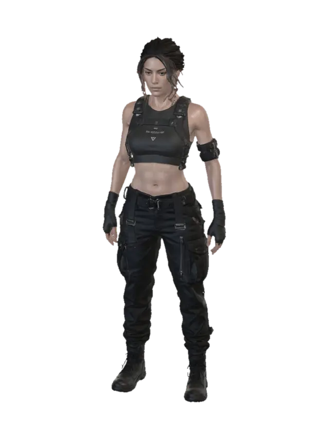 Black Ops Warrior - Tactics 3D model, vytvořený pomocí AI