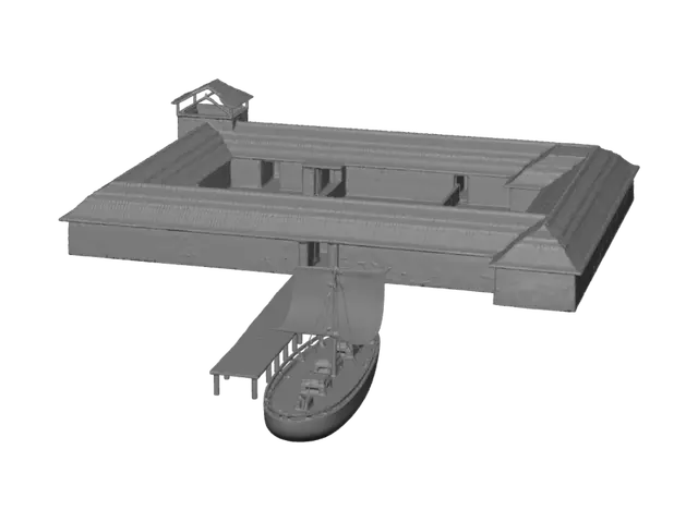 3D model for Dockside Fortress