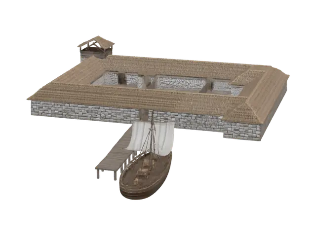 3D model for Dockside Fortress