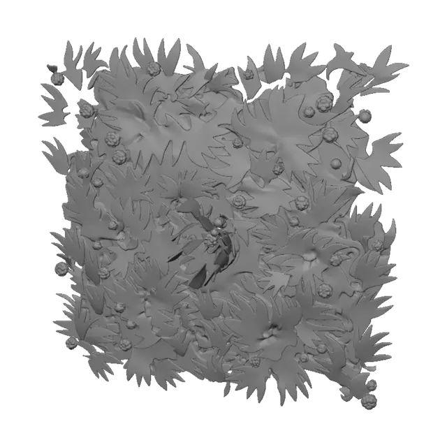 3D model for Verdant Meadow with Daisies