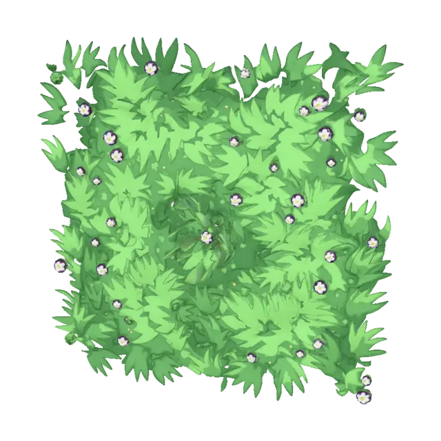 3D model for Verdant Meadow with Daisies