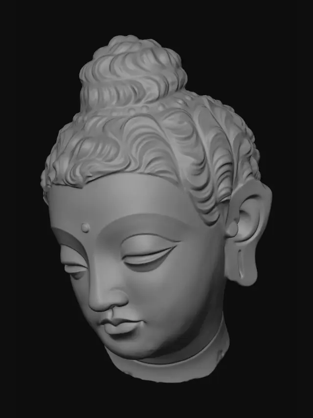 3D model for Buddha Head