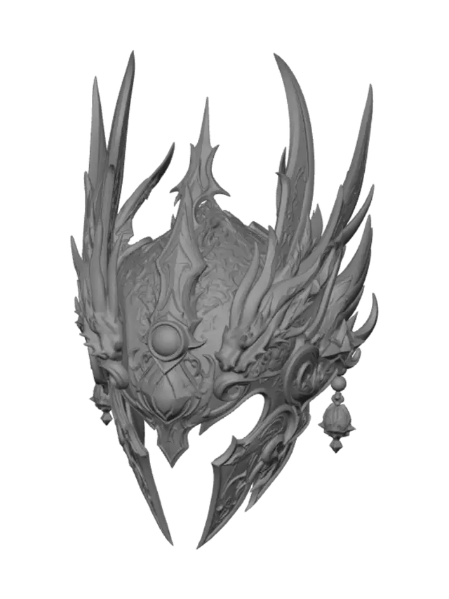 3D model for Emerald Dragon Crown
