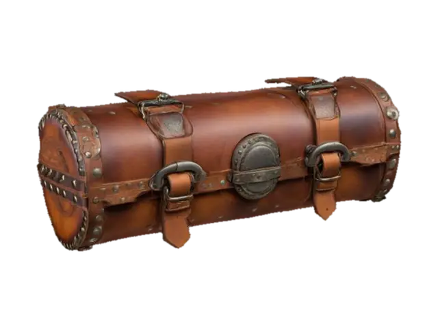 Map Scroll Case 3D model, vytvořený pomocí AI