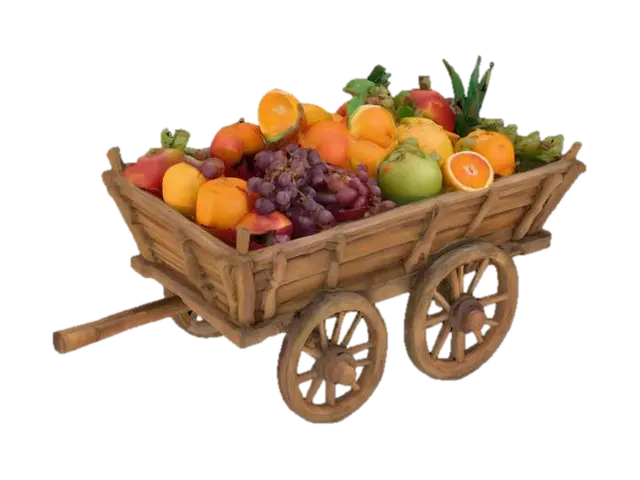 Fruitful Harvest 3D model, vytvořený pomocí AI
