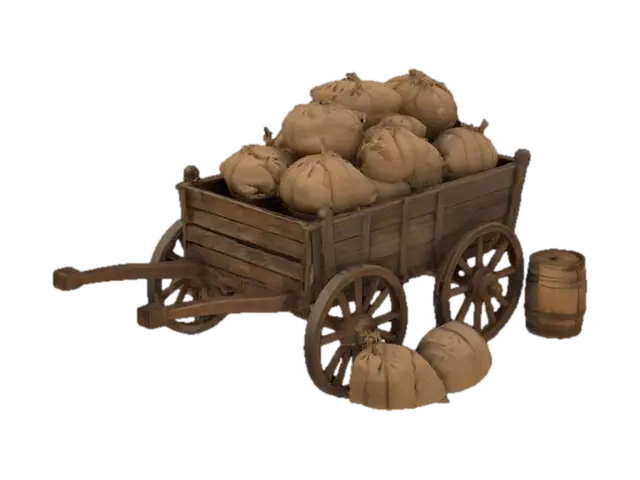 Harvest Haul 3D model, vytvořený pomocí AI