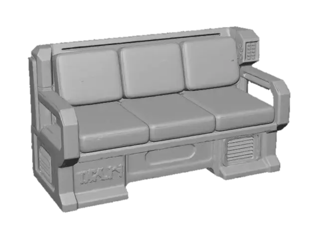 3D model for Cyber Sofa B-23