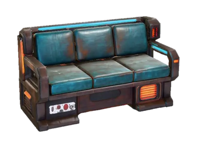3D model for Cyber Sofa B-23