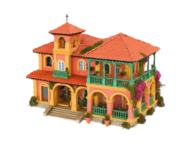 Casa Encantadora - Charming 3D model, vytvořený pomocí AI