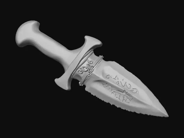 3D model for Ancient Stone Dagger
