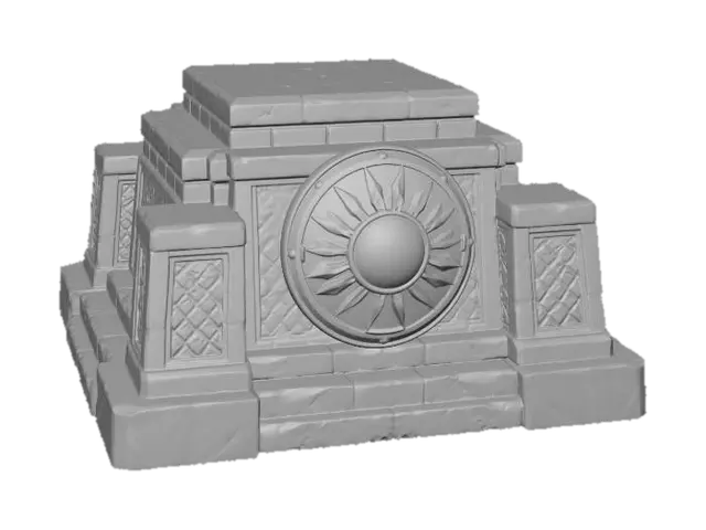 3D model for Altar of the Sun