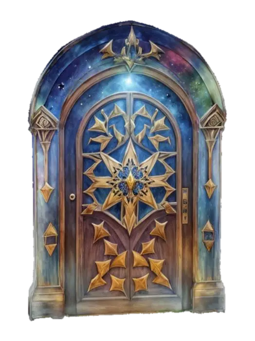 Mystical Portal - Illusion 3D model, vytvořený pomocí AI