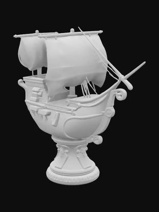 3D model for Ship Goblet
