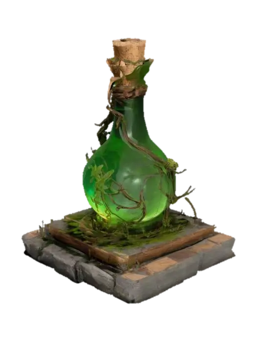 Elixir - Cobblestone 3D model, vytvořený pomocí AI