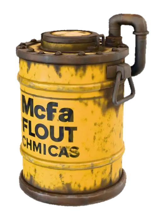3D model for Chemical Waste Barrel