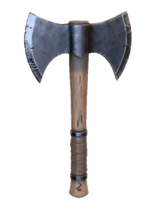 Battleaxe of the Ancients 3D model, vytvořený pomocí AI