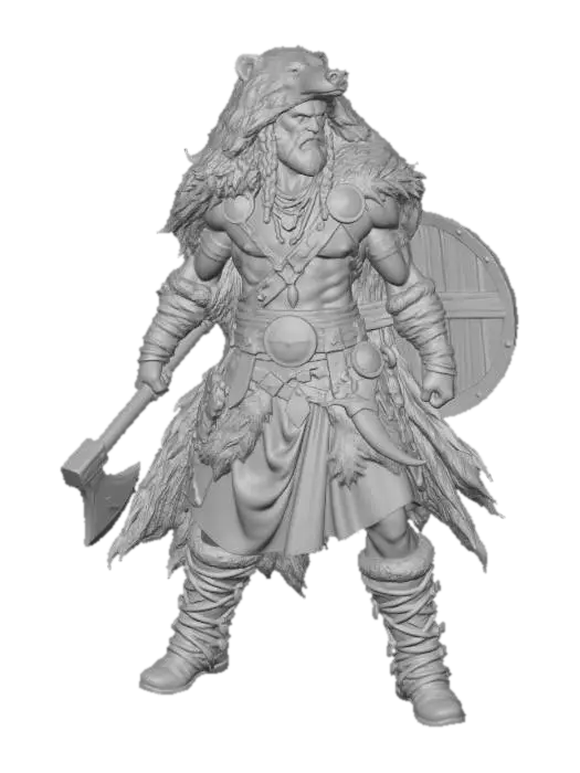 3D model for Berserker Warrior