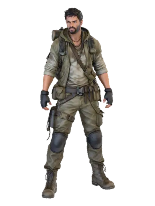 Adventurer's Quest - Roleplay 3D model, vytvořený pomocí AI