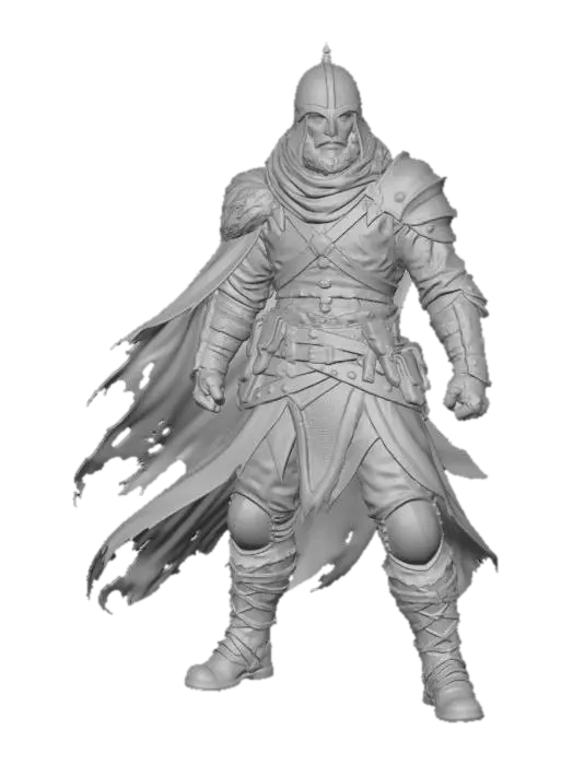 3D model for Warrior of the Sands