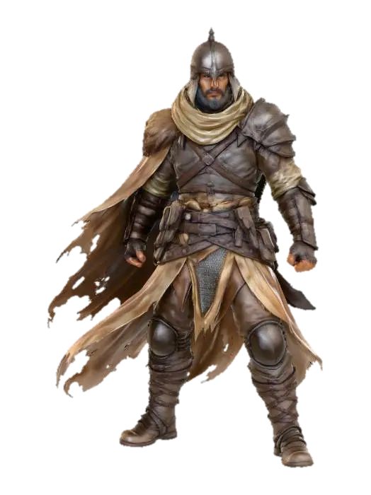 3D model for Warrior of the Sands