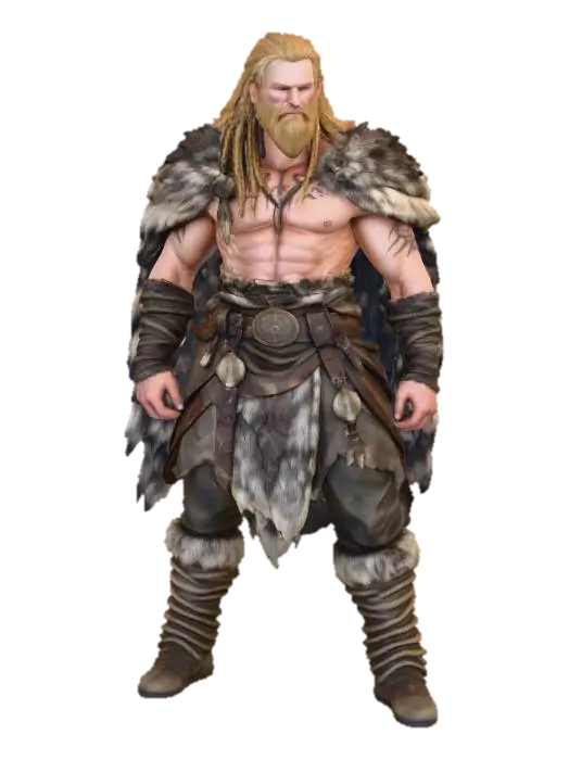 3D model for Viking Warrior
