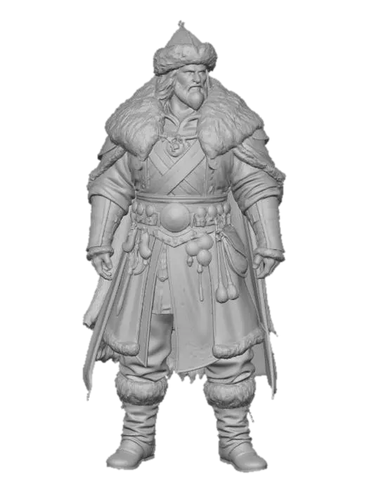 3D model for Nomadic Warrior
