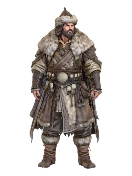 3D model for Nomadic Warrior