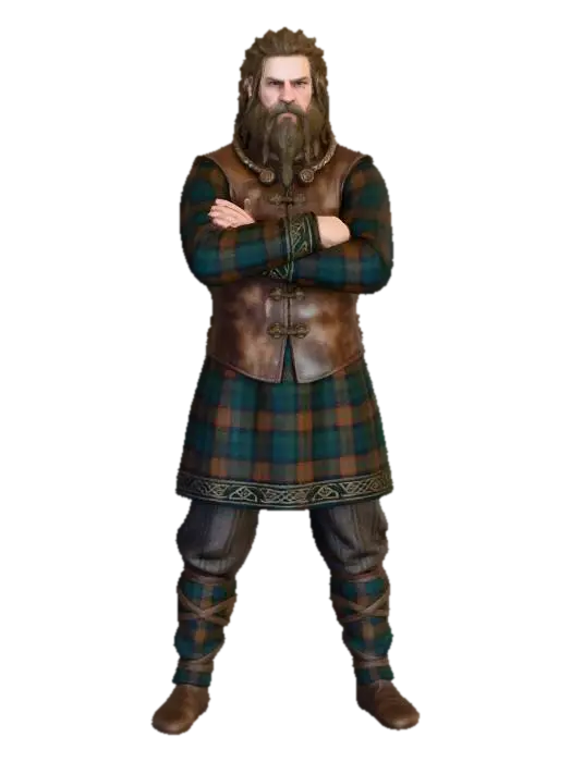 3D model for Highland Warrior