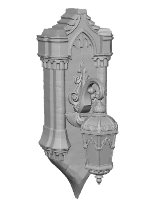 3D model for Gothic Stone Lantern