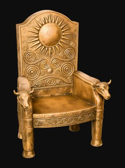 3D model for Golden Sunburst Throne