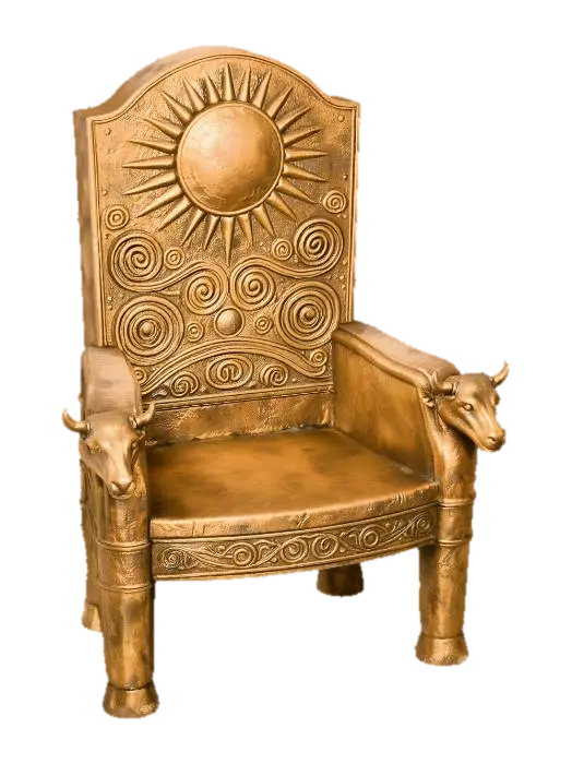3D model for Golden Sunburst Throne