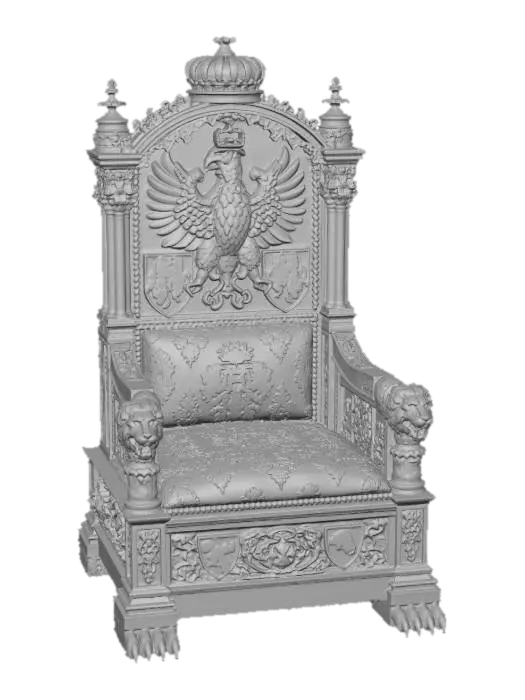 3D model for Royal Throne of Poland