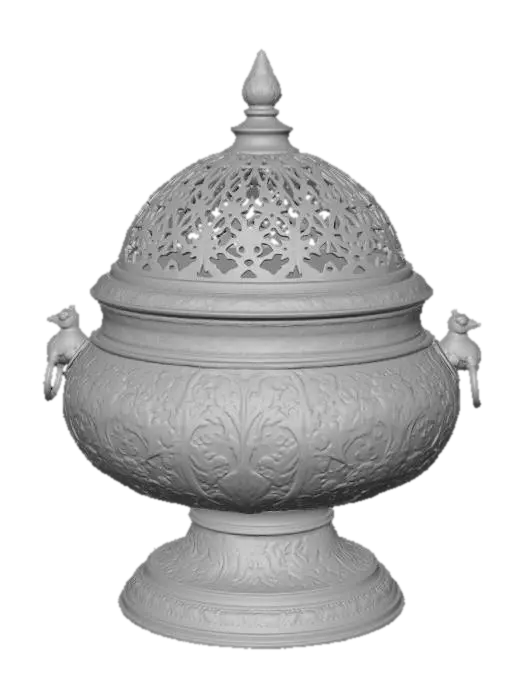 3D model for Ornate Bronze Incense Burner