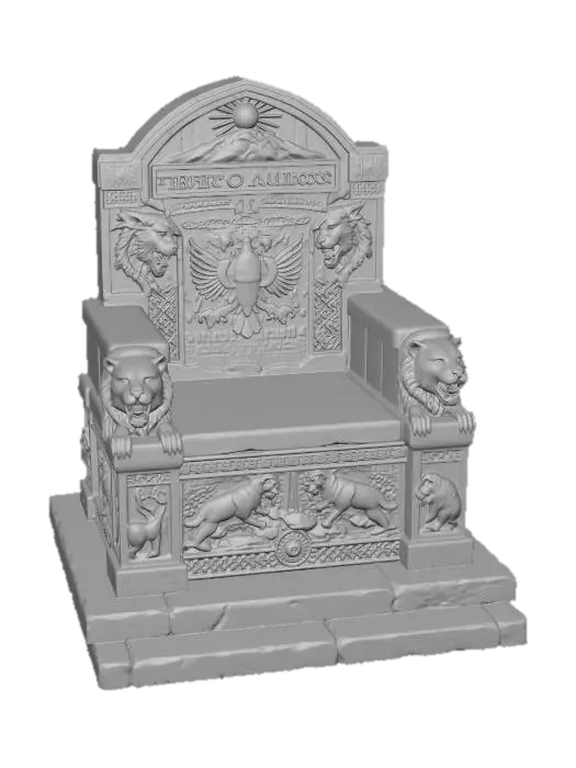 3D model for Throne of the Empire of Valdros
