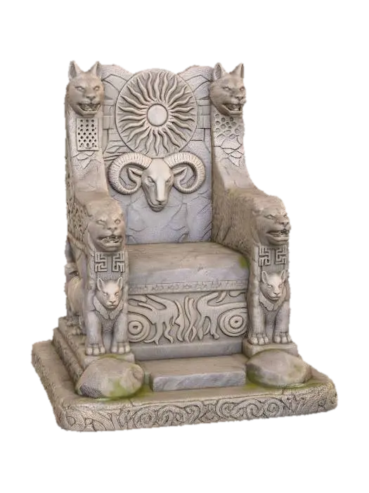3D model for Throne of the Wolves