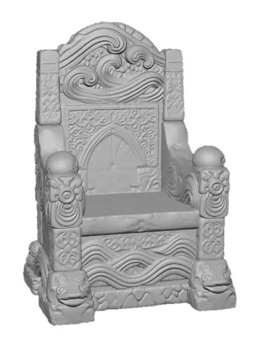 3D model for Throne of the Waves