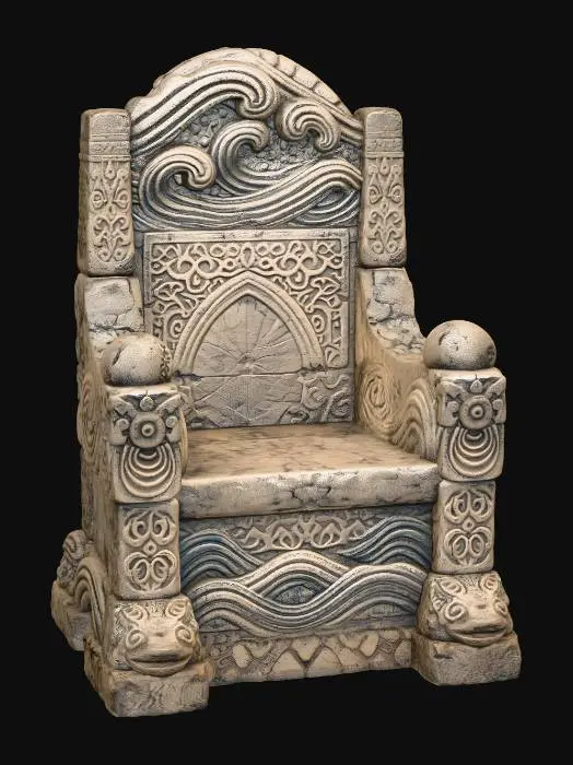3D model for Throne of the Waves